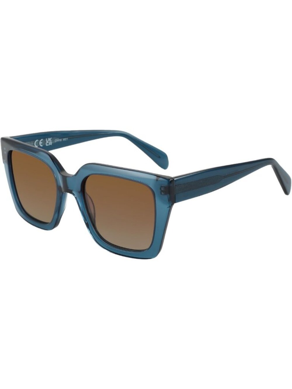 Trendy Oversized Polarized Square Sunglasses for Women - Retro UV400 Sun Shades